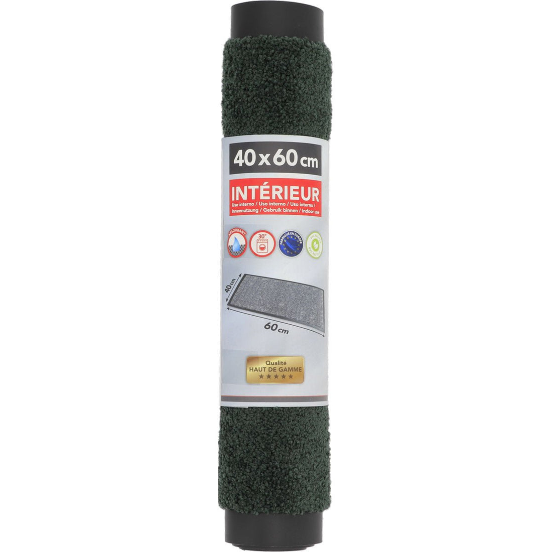 Preș Intrare Baptiste 40X60CM Poliamidă/Pvc - Verde - ramosdecor