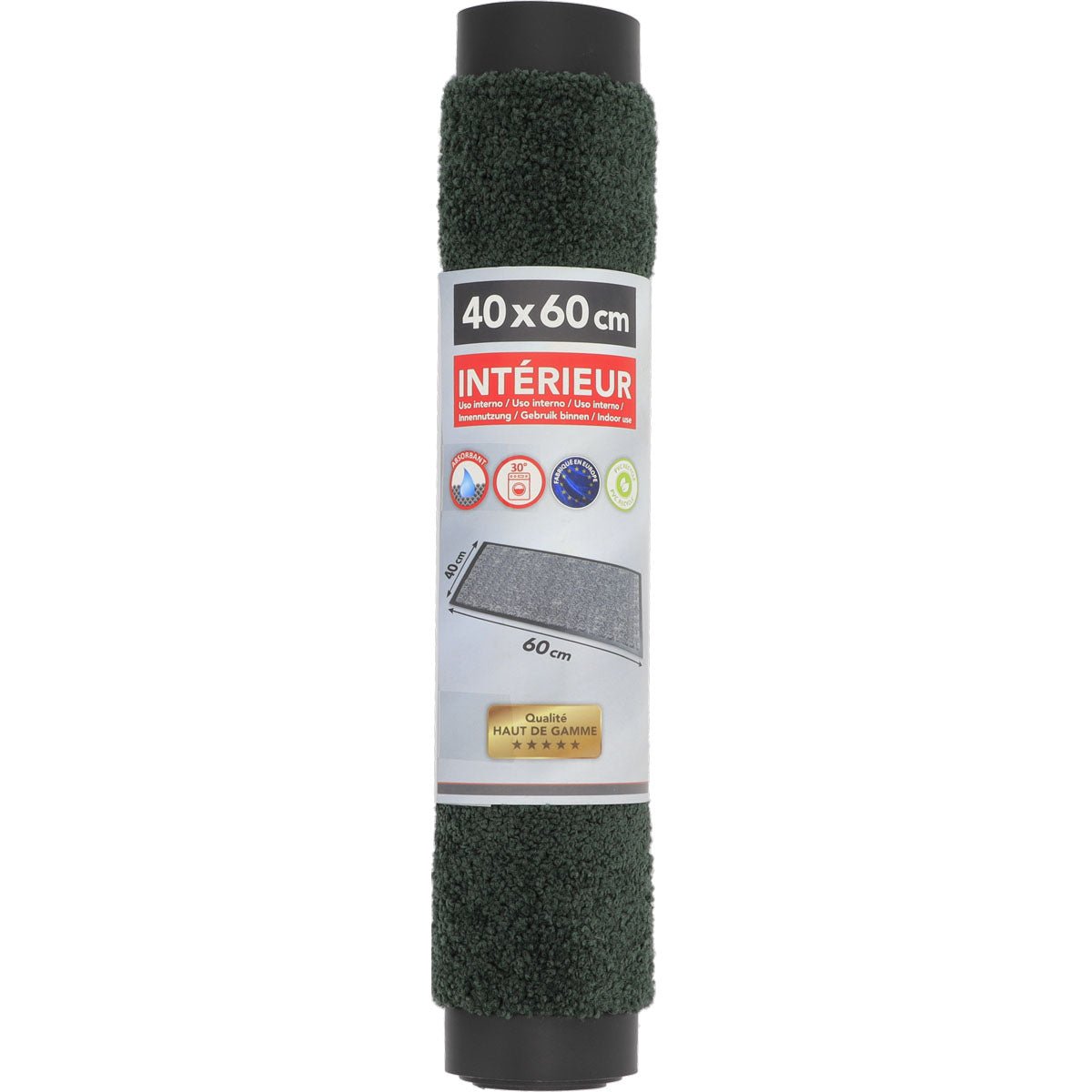 Preș Intrare Baptiste 40X60CM Poliamidă/Pvc - Verde - ramosdecor