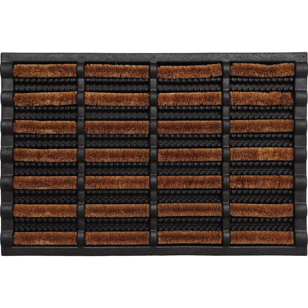 Preș Intrare Scratching 40X60CM Cauciuc/Coco - Negru - ramosdecor