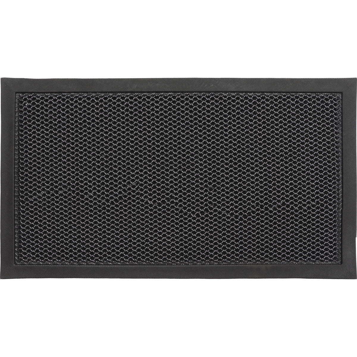 Preș Intrare 3D Grille 43X76CM Poliester/Tpe - Gri Negru - ramosdecor