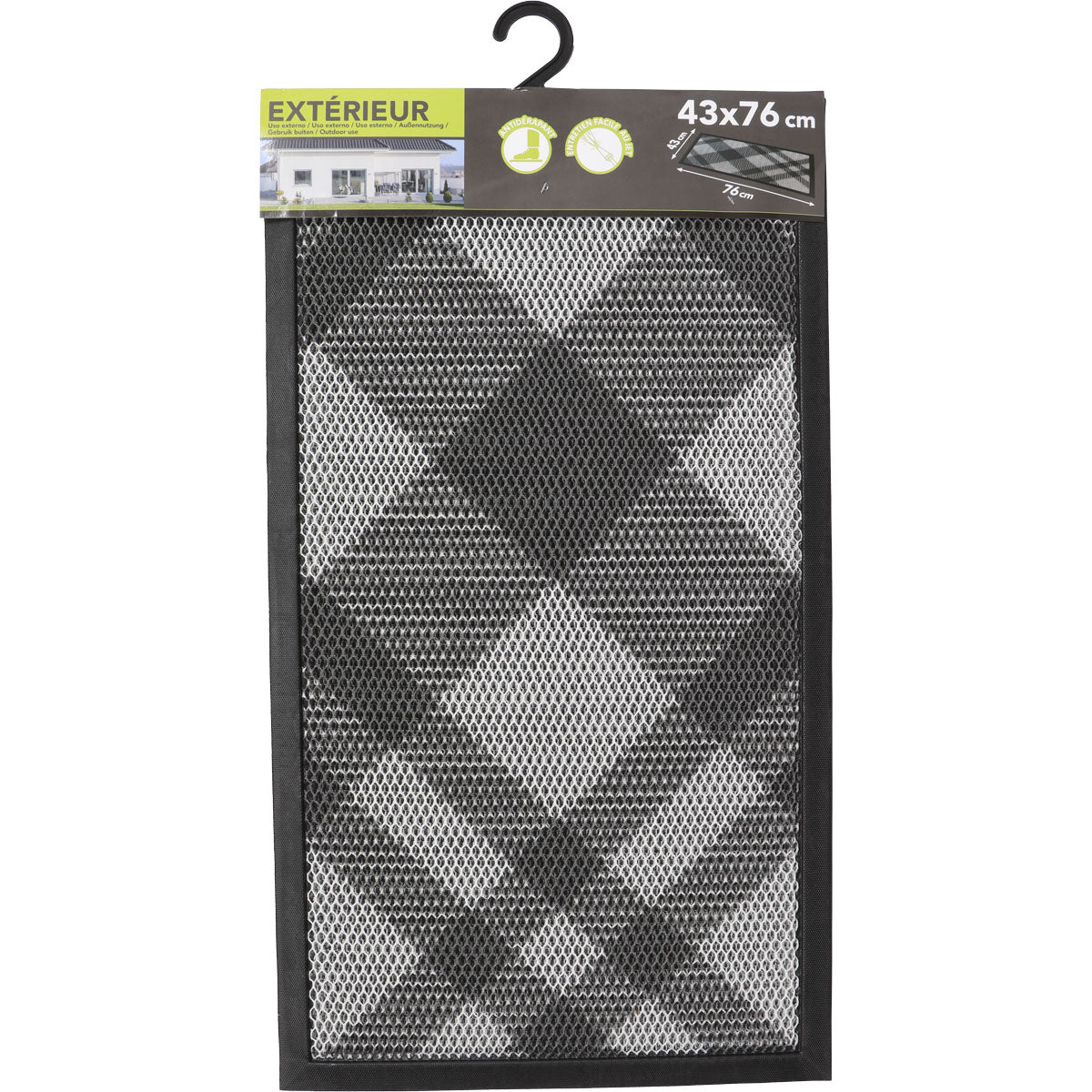 Preș Intrare 3D Grille 43X76CM Poliester/Tpe - Losange - ramosdecor