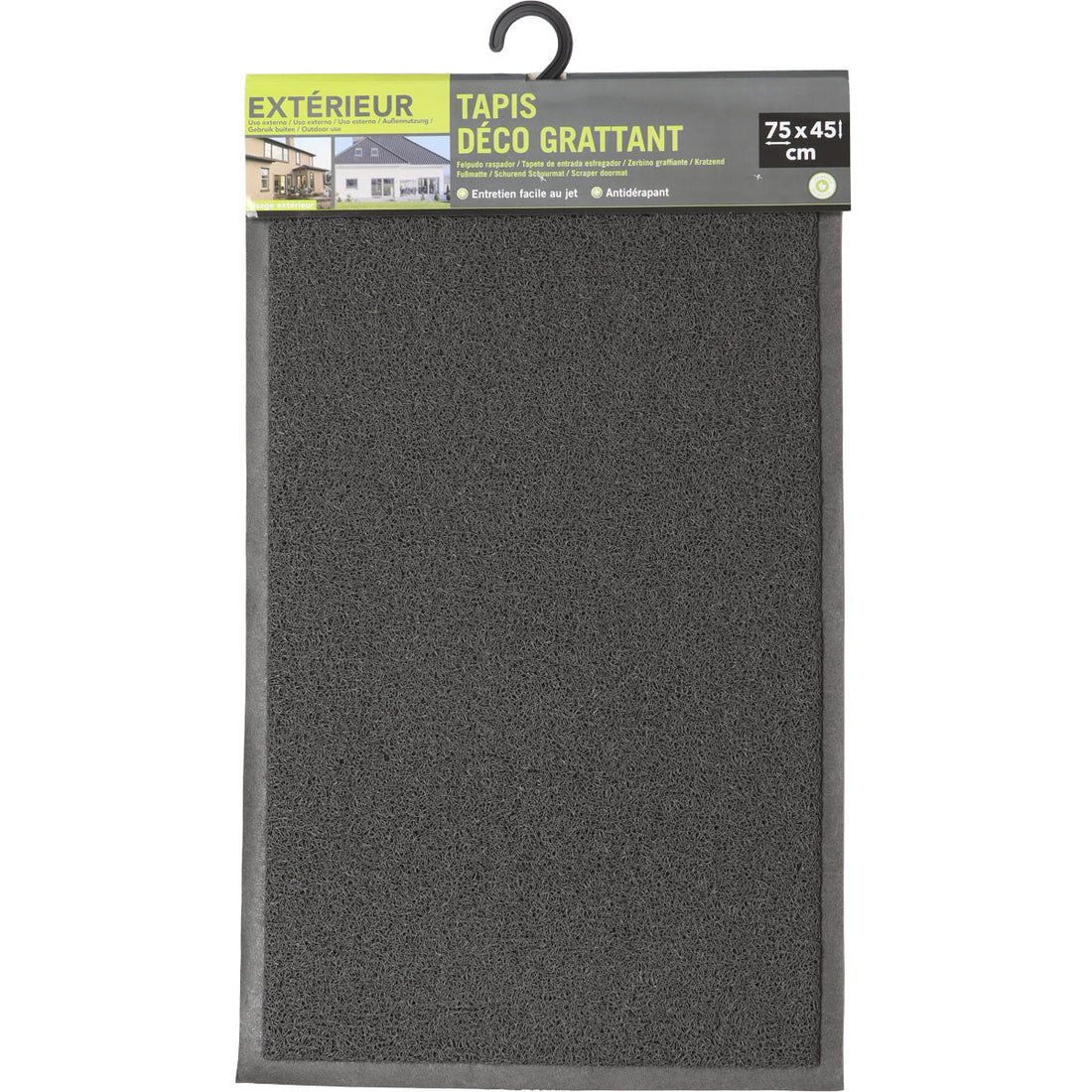 Preș Intrare 45X75CM Pvc - Gri Închis - ramosdecor