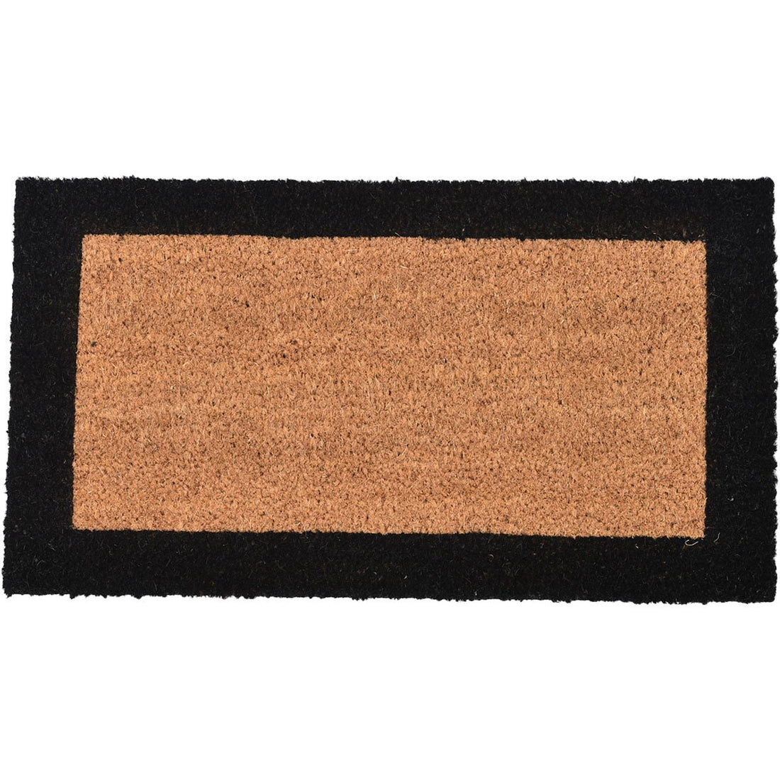 Preș Intrare Bicolor 33X60CM Coco/Pvc - Natural/Negru - ramosdecor