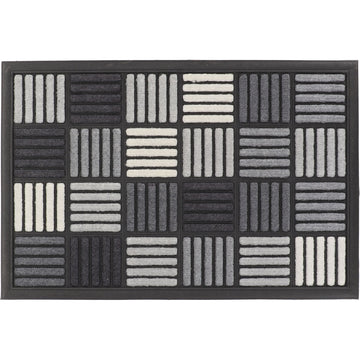 Preș Intrare Caroll 40X60CM Nailon/Cauciuc - Gri - ramosdecor