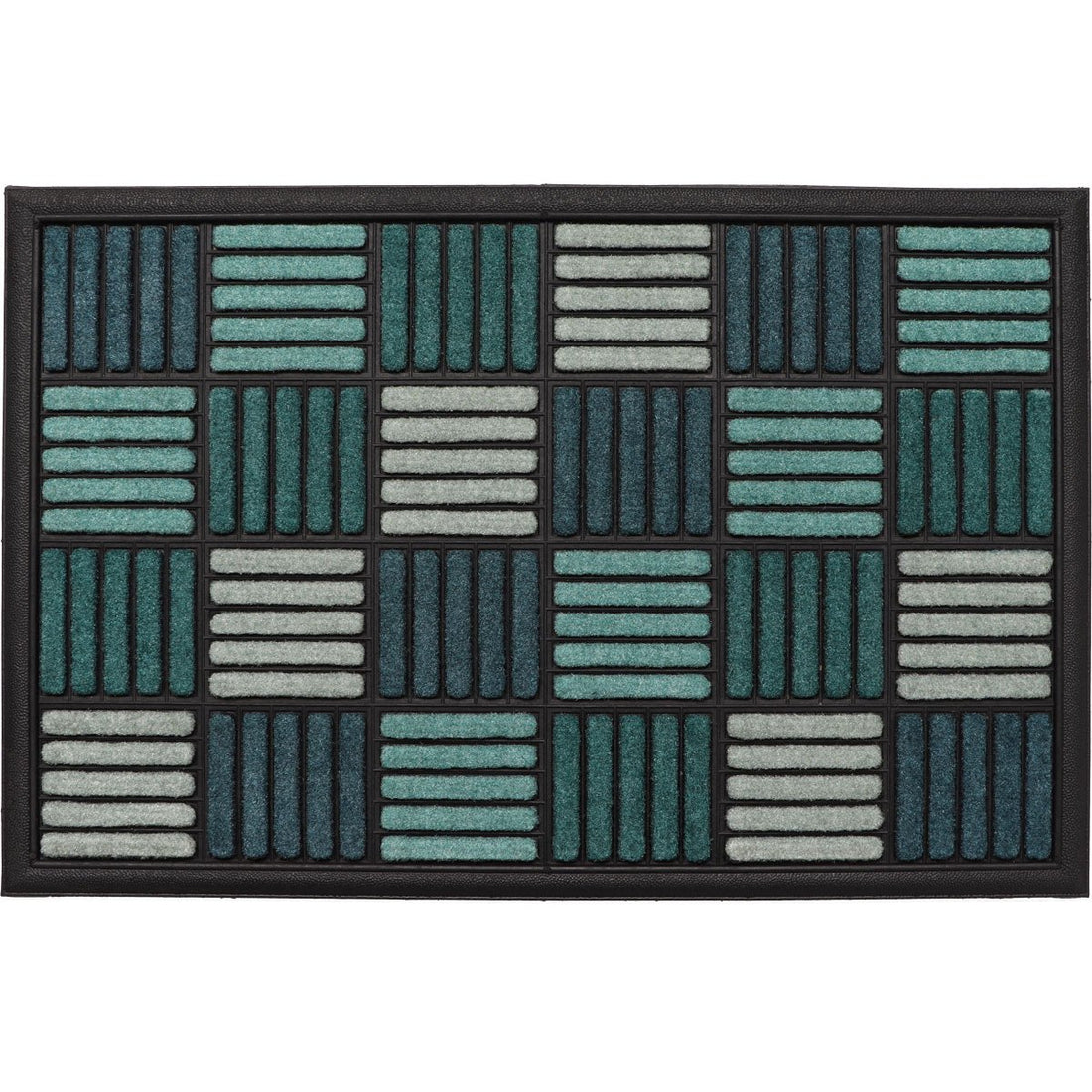 Preș Intrare Caroll 40X60CM Nailon/Cauciuc - Turcoaz - ramosdecor