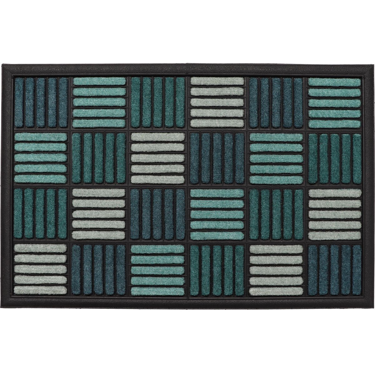 Preș Intrare Caroll 40X60CM Nailon/Cauciuc - Turcoaz - ramosdecor
