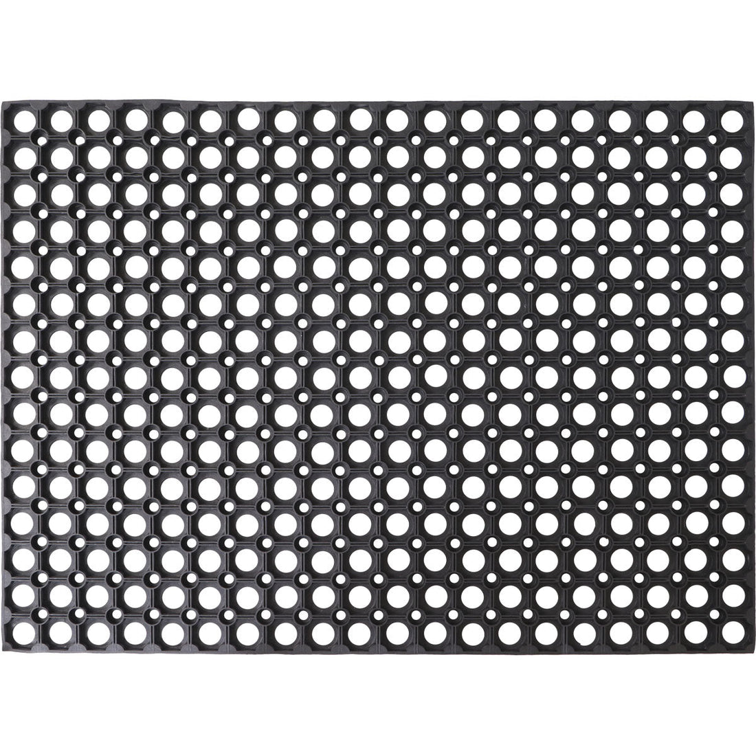 Preș Intrare Caillebotis 60X80CM Cauciuc - Negru - ramosdecor