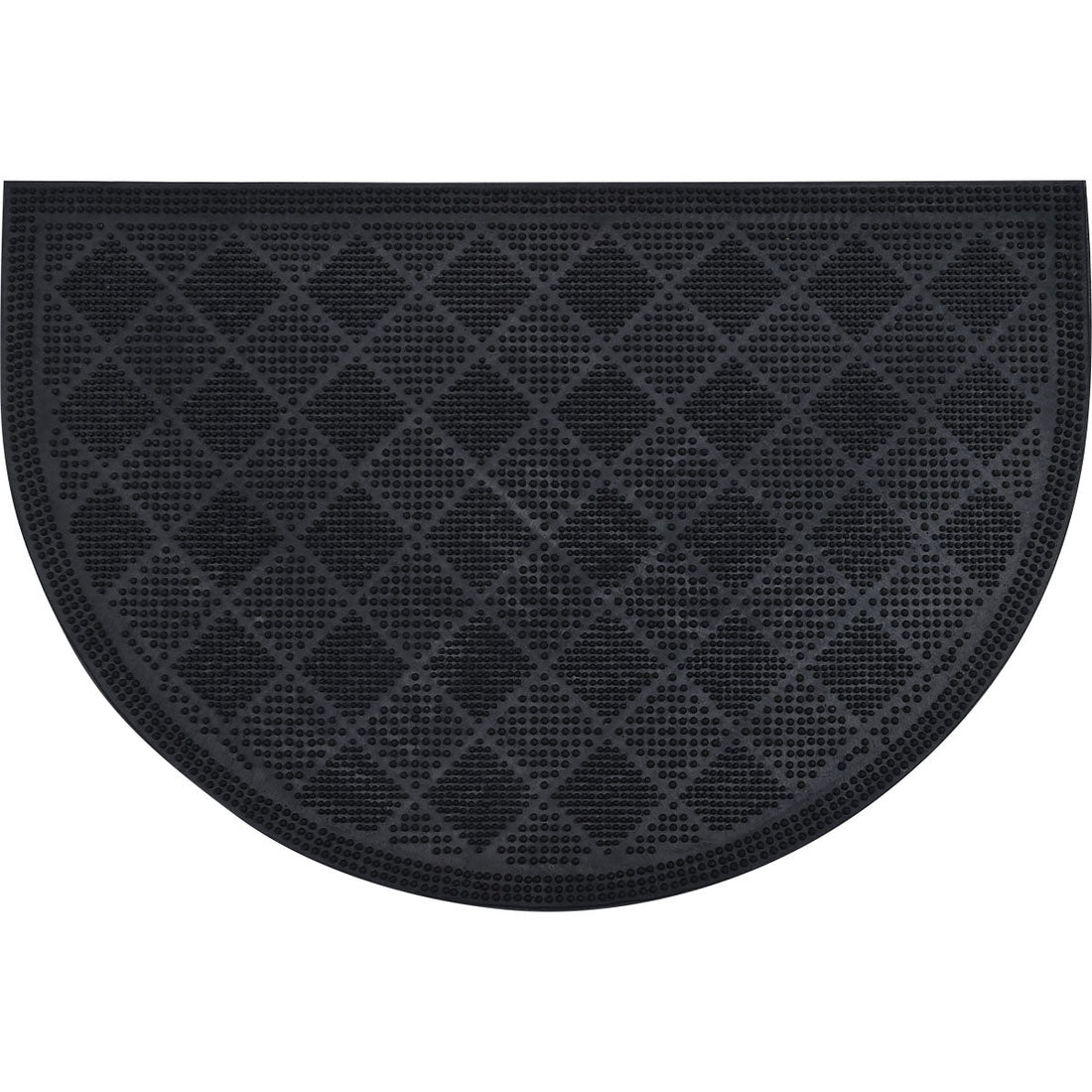 Preș Intrare Drew Half Moon 40X60CM Cauciuc - Negru - ramosdecor